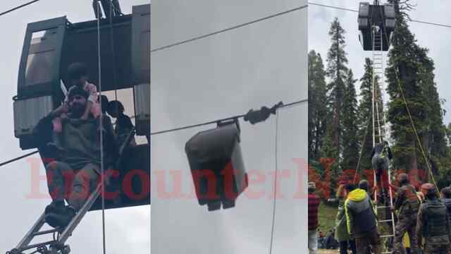 तकनीकी खराबीः Ropeway पर हवा में अटके 300 पर्यटक, रेस्क्यू जारी, देखें वीडियो