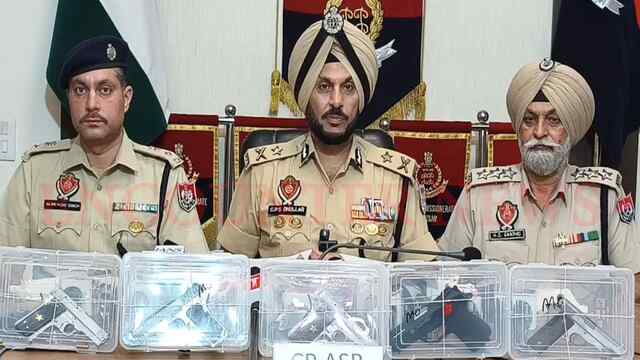 Punjab News: 6 पिस्टल और 7 कारतूस सहित 3 गिरफ्तार, MP और Pak से जुड़े तार, देखें वीडियो