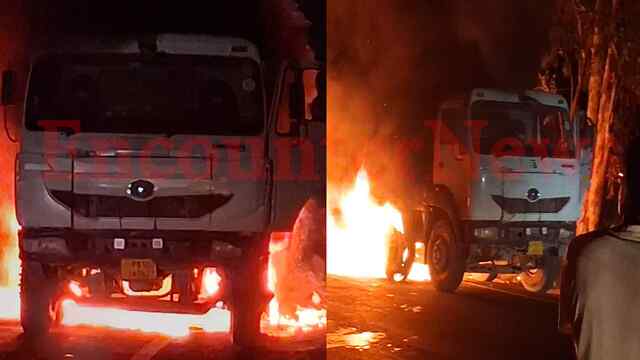 Punjab News: चलते ट्रक में लगी आग, Driver ने कूदकर बचाई जान, देखें वीडियो