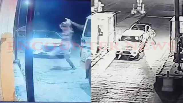 Car सवार बदमाशों ने Toll Plaza पर बोला हमला, जमकर की तोड़फोड़, देखें CCTV