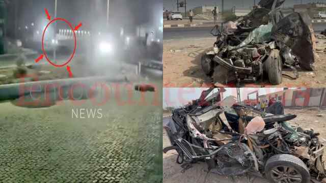 तेज रफ्तार डंपर और कार की टक्कर में 5 की मौत, गाड़ी के उड़े परखच्चे, देखें CCTV