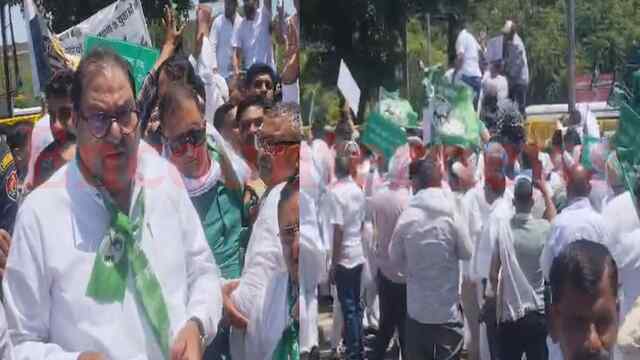 हरियाणा पब्लिक सर्विस कमीशन के खिलाफ अभय सिंह चौटाला समेत अन्य नेताओं ने किया प्रदर्शन, देखें वीडियो