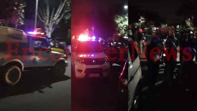 पुलिस अधिकारी के बेटे ने चार युवकों से की मारपीट, CCTV में कैद हुई घटना, देखें वीडियो