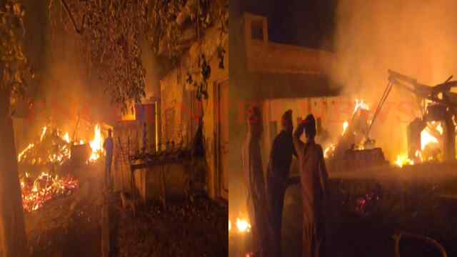 Punjab News: फैक्टरी में लगी भीषण आग, दूर से दिख रहा धुएं का गुब्बार, देखें वीडियो