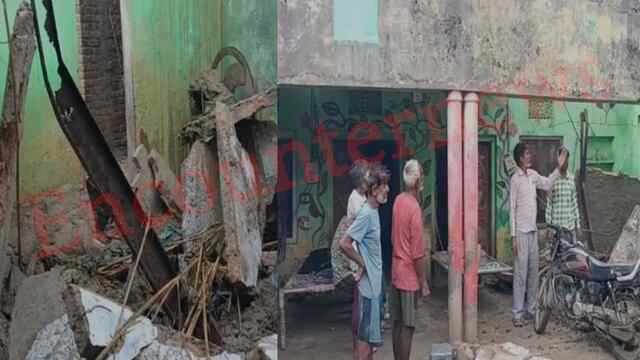 Punjab News: बिजली गिरने से गिरी छत, युवक घायल, देखें वीडियो