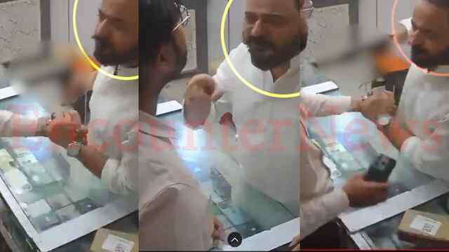 दुकानदार पर पिस्टल तानकर नौजवान ने किए कई वार, दी धमकी, देखें वीडियो