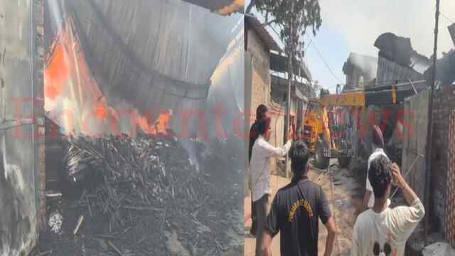 Jalandhar News: लक्कड़ की फैक्टरी में लगी भीषण आग, देखें वीडियो