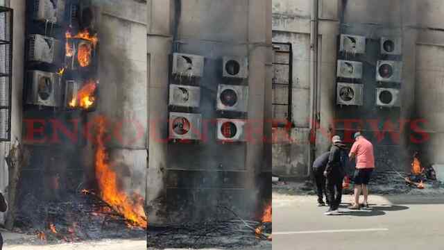 Jalandhar News: पॉश इलाके में लगी आग, AC के Outdoor को पहुंचा नुकसान, देखें वीडियो