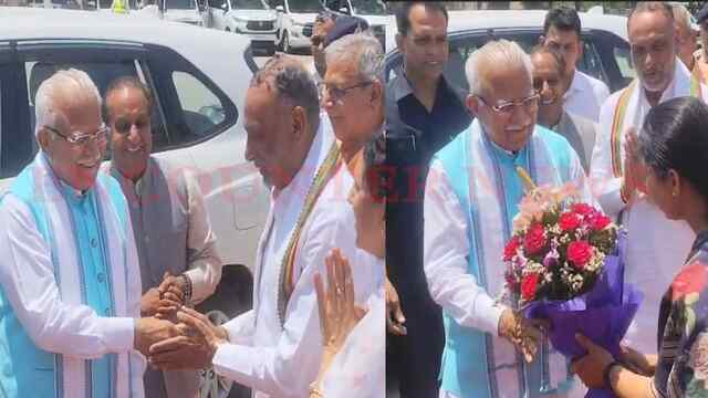 Haryana News: BBMB ने मनाई Golden Jubilee, छोटे से काफिले के साथ केंद्रीय मंत्री मनोहर लाल ने की शिरकत, देखें वीडियो