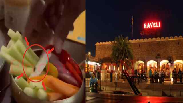 Jalandhar Haveli के Salad में जिंदा Cockroach मिलने का Video Viral