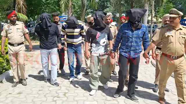 Punjab News: 9.925 किलो हेरोइन और हथियार सहित 4 गिरफ्तार, विदेश से जुड़े तार, देखें वीडियो