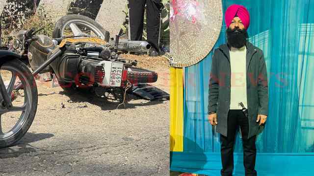 Punjab News: बोलैरो और बुलट की टक्कर, नहर में गिरा चालक, तालाश जारी, देखें वीडियो