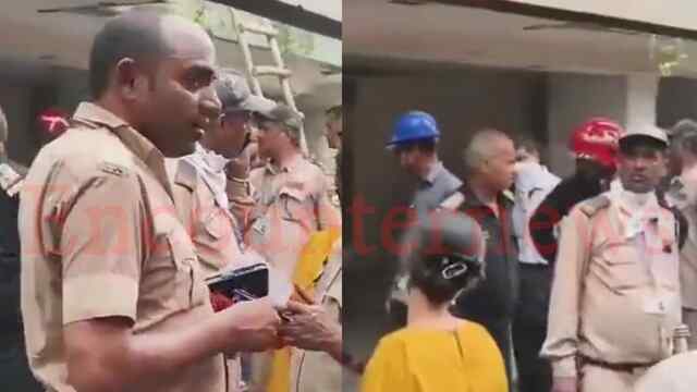New Friends Colony के 3 मंजिला मकान में लगी भीषण आग, मची अफरा-तफरी, देखें वीडियो