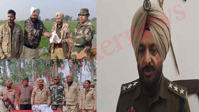 Punjab News: 1107 ग्राम हेरोइन सहित ड्रोन बरामद, सर्च अभियान जारी, देखें वीडियो