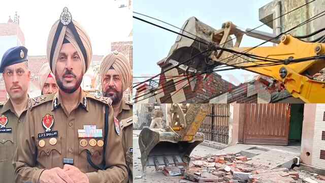 Punjab News: तस्कर के घर पर प्रशासन ने की कार्रवाई, CP Bhullar का आया बयान, देखें वीडियो
