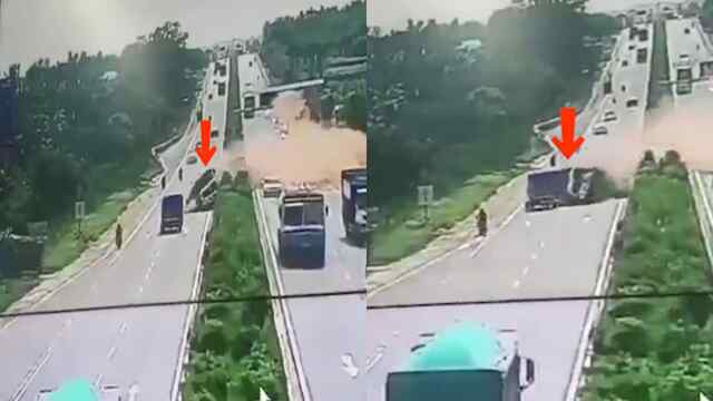 दिल दहलाने वाला हादसाः National Highway NH-648 पर ट्रक-ट्रैक्टर और बस में हुई भीषण टक्कर, देखें वीडियो