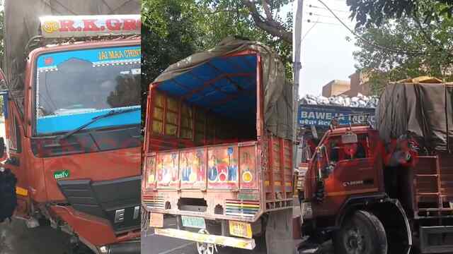 Jalandhar News: मेन रोड पर डिवाइडर से टकराया नमक की बोरियों से लदा ट्रक, देखें वीडियो
