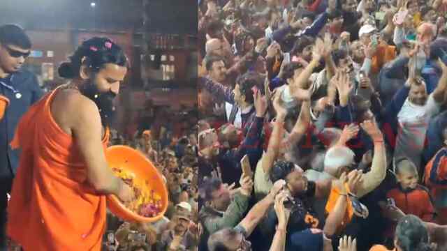 भक्तिमय और रंगों से सराबोर नजर आया पतंजलि योगपीठ, Baba Ramdev ने अमेरिका पर साधा निशाना, देखें वीडियो