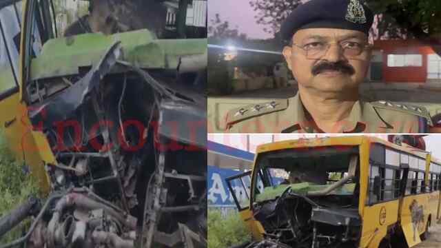 यात्रियों से भरी बस हुई हादसे का शिकार, एक की मौत, 30 घायल, देखें वीडियो