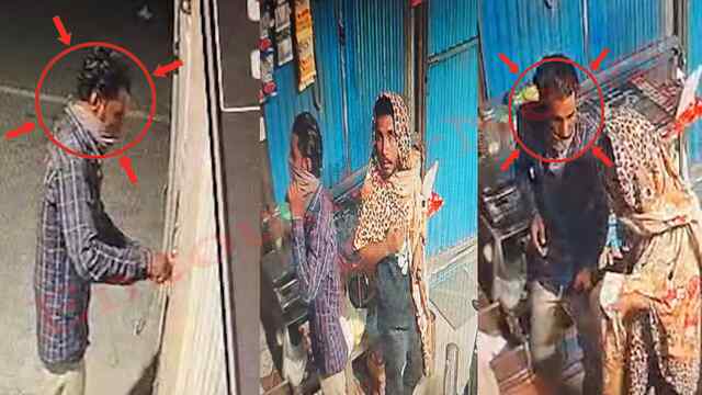 मोबाइल शॉप से Accessory सहित अन्य सामान लेकर चोर फरार, देखें वीडियो
