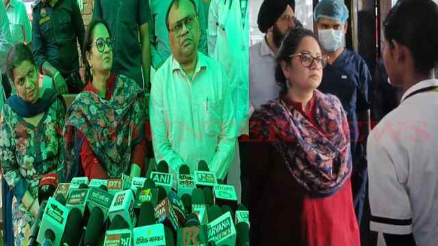 अस्पताल में निरीक्षण करने के लिए पहुंची स्वास्थ्य मंत्री ने दिए निर्देश, देखें वीडियो