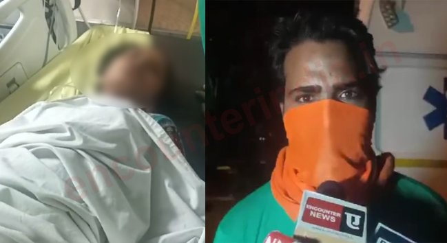मनचले आशिक से परेशान युवती ने की आत्महत्या करने की कोशिश, देखें वीडियो