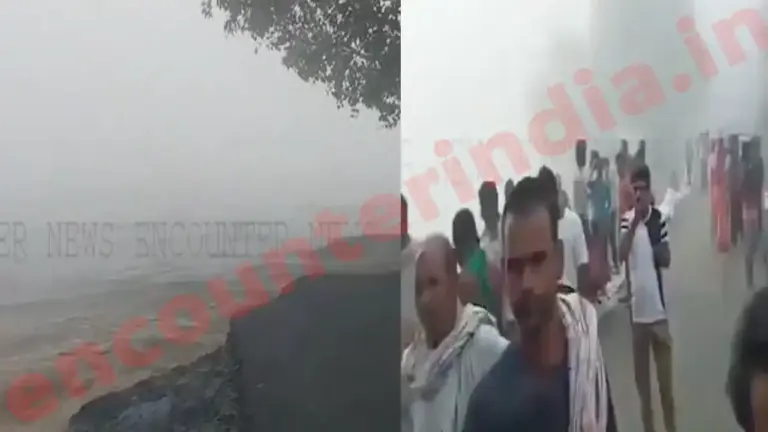 कोसी नदी का बांध टूटने से कई गांवों में भरा पानी, प्रशासन ने जारी किया अलर्ट, देखें वीडियो