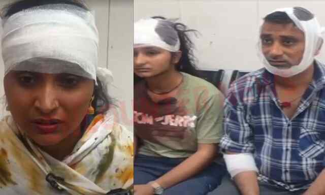 पानी को लेकर हुआ विवाद, जमकर चले लाठी-डंडे, दंपती समेत बेटी घायल