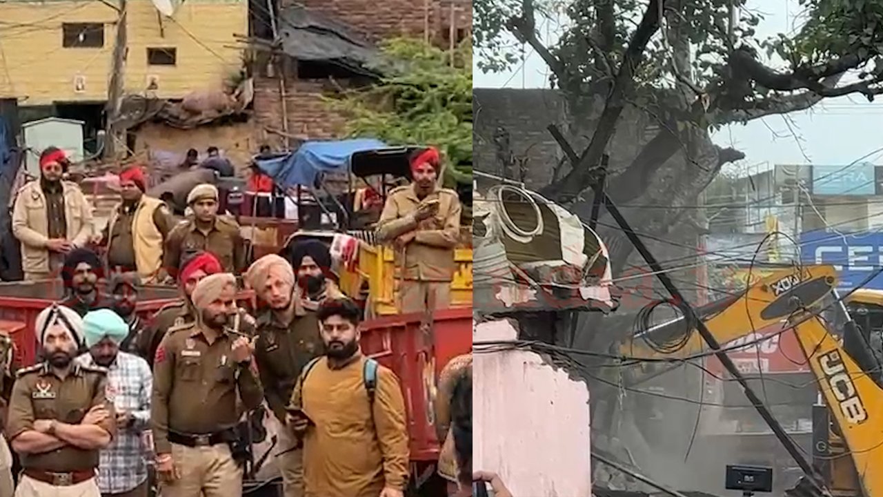 Punjab News: लेडी तस्कर के घर पर चला Bulldozer, 10 मामले दर्ज, देखें वीडियो