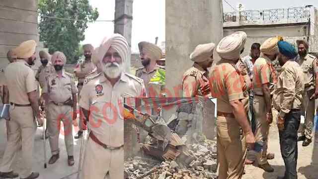Punjab News: 2 ड्रग तस्करों के अवैध मकानों पर चला Bulldozer, देखें वीडियो