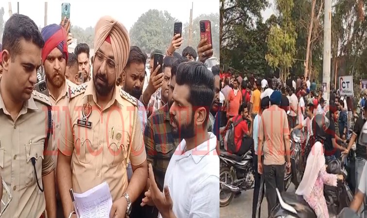 Jalandhar News: बल्टन पार्क में पुलिस के एक्शन के बाद दुकानदारों में रोष, लगाया धरना, देखें वीडियो