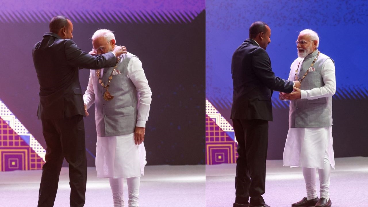 इथियोपिया में Great Honour अवॉर्ड से सम्मानित हुए PM Modi, भारतीयों को समर्पित किया सम्मान