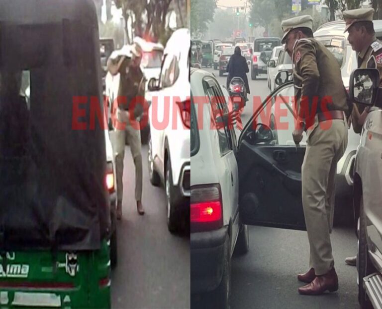 Jalandhar News: नाके पर युवक ने भगाई Car, फिल्मी स्टाइल में पुलिस ने किया काबू, सरेआम मारे डंडे, देखें वीडियो