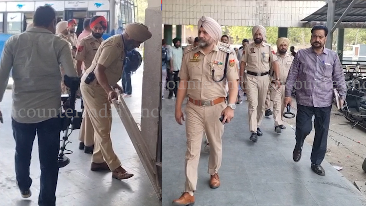 Punjab News: भारी पुलिस बल ने दी बस स्टैंड पर दस्तक, डॉग स्क्वायड की मदद से की जांच, देखें वीडियो
