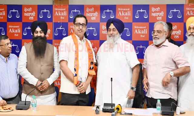 Punjab News: BJP को झटका, पूर्व मंत्री का पोता अकाली दल में शामिल