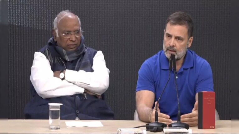 संसद में धक्कामुक्की कांड पर राहुल-खरगे की सफाई, बोले- हमें संसद में जाने से रोका, आज तक नहीं हुई ऐसी हिंसा