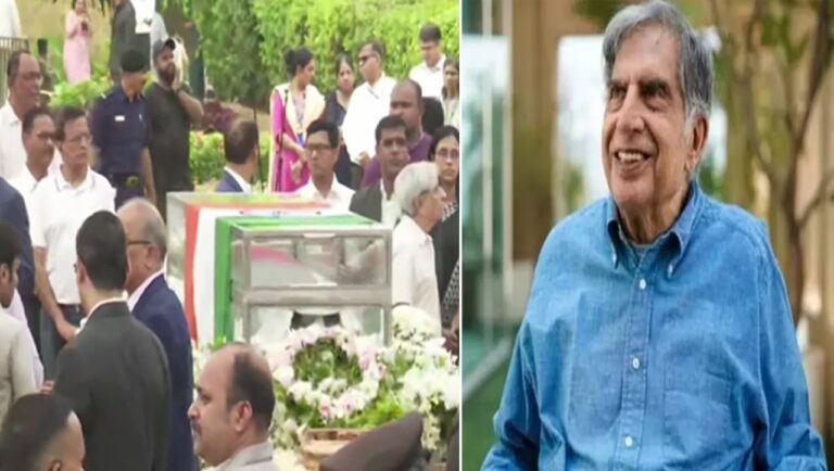 राजकीय सम्मान के साथ पंचतत्व में विलीन हुए RATAN TATA, अंतिम संस्कार में उमड़ा जनसैलाब
