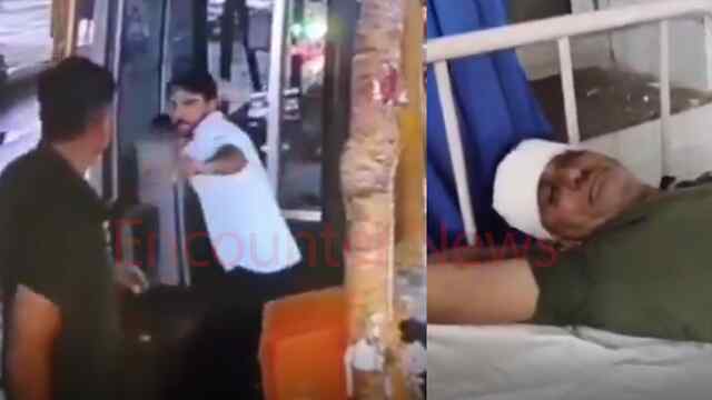 Toll Plaza पर कर्मी से हुई हाथापाई, सिर पर टाइल से किया हमला, देखें CCTV