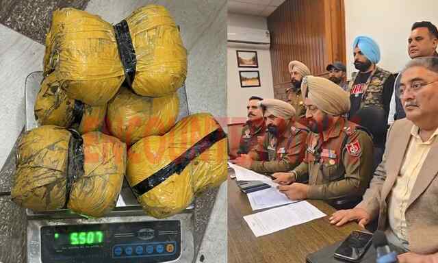 Punjab News: साढ़े 5 किलो हेरोइन सहित तस्कर गिरफ्तार,  देखें वीडियो