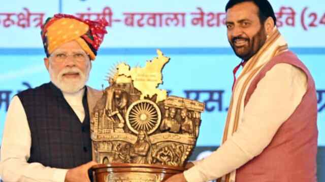 मुख्यमंत्री नायब सिंह सैनी के नेतृत्व में हरियाणा सरकार, यहां के नौजवान, किसान, बहनें-बेटियां, सबके लिए बेहतरीन काम कर रही है: प्रधानमंत्री नरेंद्र मोदी