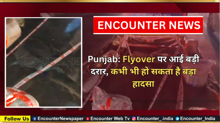 Punjab: Flyover पर आई बड़ी दरार, कभी भी हो सकता है बड़ा हादसा, देखें वीडियो