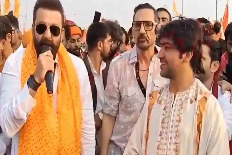 पदयात्रा दौरान Bollywood Actor Sanjay Dutt ने Dhirendra Shastri को लेकर दिया बयान, देखें वीडियो