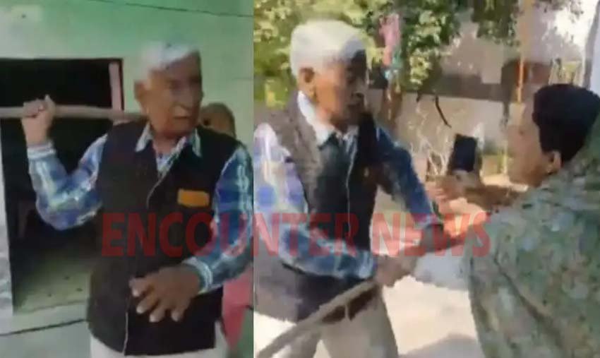 ससुर ने बहू को मारे थप्पड़, वीडियो वायरल