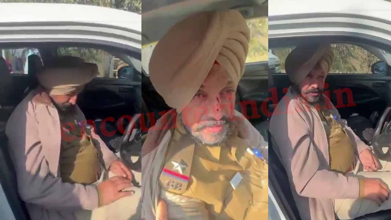 नशे मे धुत्त ASI ने स्कूल बस सहित कई वाहनों को मारी टक्कर, देखें वीडियो