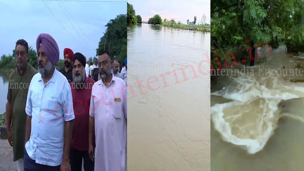 Jalandhar News: बेईं ओवरफ्लो से बाढ़ का खतरा, देखें वीडियो