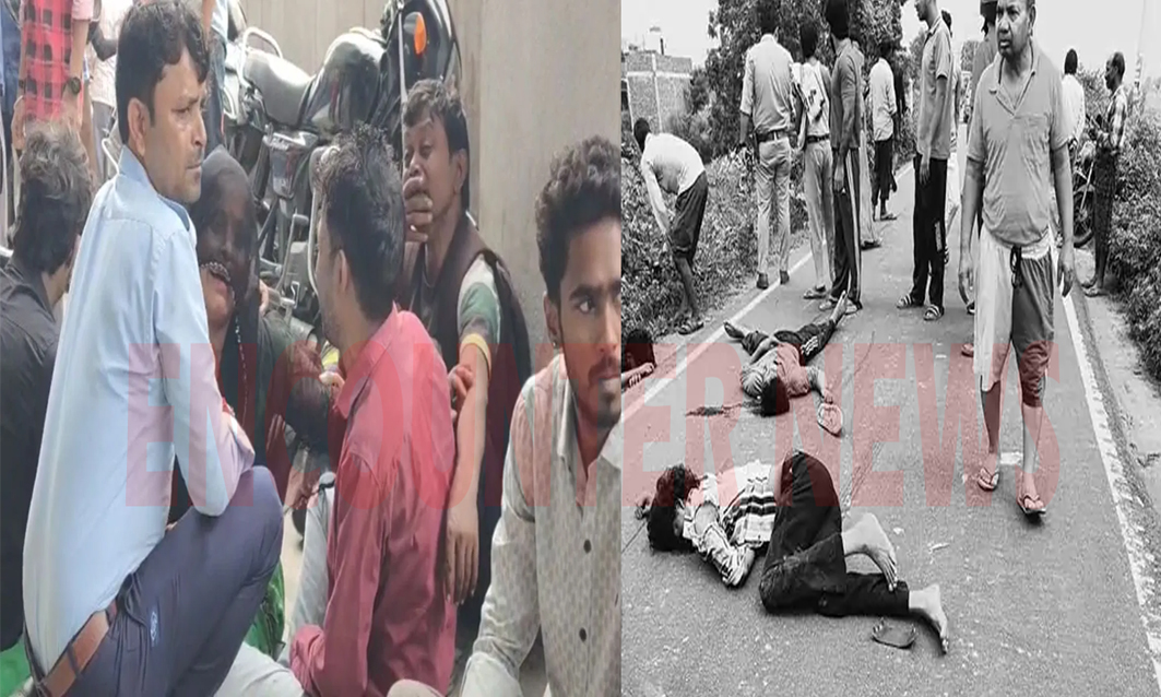 कार और बाइक की टक्कर में 4 दोस्तों की हुई मौत