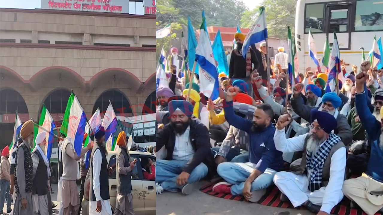 Punjab News: PUNBUS-PRTC कॉन्ट्रैक्ट वर्करों के हक में उतरी किसान मजदूर संघर्ष समिति, देखें वीडियो