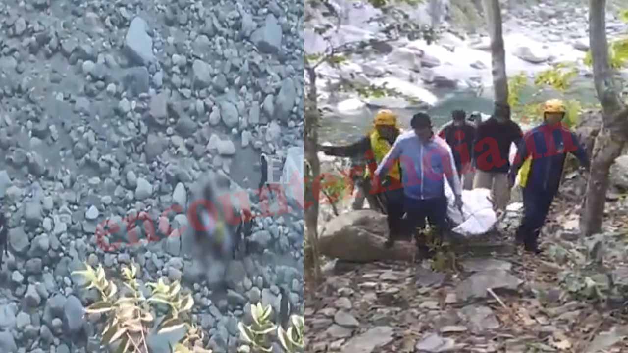 खाई में पिकअप गाड़ी गिरने से एक की मौत, 2 घायल, देखें वीडियो