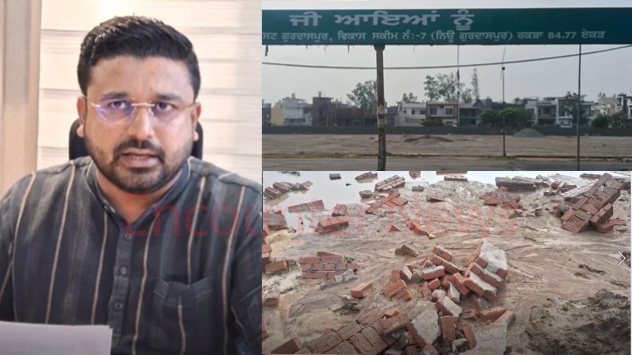 Punjab News: पहली ही बारिश में टूटे 34 लाख से बने फुटपाथ, देखें वीडियो