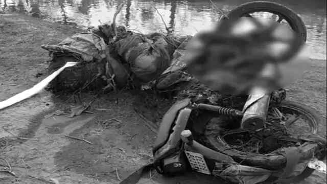 नहर में बाइक से बंधा युवक का शव बरामद, करीब 1 माह से था लापता